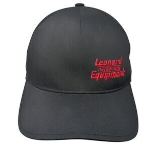 Leonard Petroleum Equipment Baseball Cap Black M Embroidered Flexfit Delta